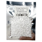 Small Size 0 8mm 3 5mm Round Loose Bead White Cubic Zirconia For Ring