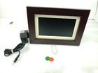 Coby 7  Digital Photo Frame Wood Finish Multimedia Playback Dp702 No Remote