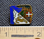 France Ski Pin Brooch Vintage Montagne Savoie Ski Area Travel Souvenir  