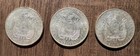 1944 Ecuador Dos Sucres Three  3  Coins Group C