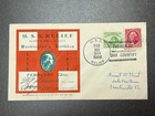 Uss Relief  ah-1  1934 Naval Cachet Signed Cover   Vintage Postcard 5b1036