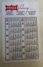 Frisco Railroad Pocket Calendar Original 1954  works In 2027  Vintage Train Rr