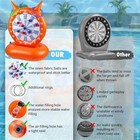New Kids Pool Toys Games  Inflatable Dart Board Ball And Ring Toss Water Game