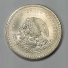 1948 Mexico Silver 5 Pesos Choice Bu Unc High Grade Gem Cuauhtehmoc  j837