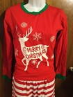 Matching Family Pajamas Christmas Red Sleepwear Cotton Holiday Pjs Mom-small