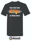 12 Full Color Custom Printed T-shirts Front Print Free Shipping