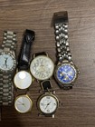 Lot Of 9 Mixed Wristwatches     Geneva  Guess  Skagen  Quartz    for Parts Or Repair