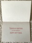 Unused Christmas Victorian Shopping Street Scene People Vtg Greeting Card 1960s