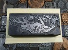 Antique Vtg Kids Playing Tree House Letterpress Print Type Ornament Cut Block