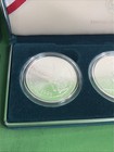 1994 Us Veterans Commemorative Set Of 3 Uncirculated Silver Dollars In Box W coa