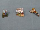 Lot Of 19 Us State Map Enamel Travel Pins  Vtg Outline  Mafco  Hat Lapel  
