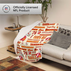 Nfl Plush Throw Blanket For Unisex Adults