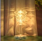 Crystal Table Lamp Rgb Color Changing Night Light Romantic Led Rose Touch Lamps