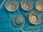Vintage Clear Cut Glass Bowls Set Of 7