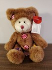 Russ Berrie 10  Gingerbread Man Bear Plush Cookie Holiday Christmas Peppermint