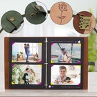 Scrapbook Photo Album Pu Leather Scrap Book Mothers s Day Gift For Mom Valent   