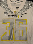 Oregon Ducks Game Used Stomp Out Cancer Edition Nike Football Jersey Size 42