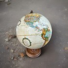 Vintage 12 Inch Raised Relief Rotating Globe Replogle World Classic Series