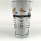 Vintage Libbey 16oz Pint Glass Mixed Drink Cocktail Recipe Glass Mcm Barware