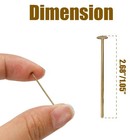 100pcs 1   26mm Antique Chandelier Pins  Flat Head Pin Replacement Brass 