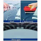 2x 120ml Automotive Oil Film Cleaning Brush Clear Vision Glass Cleaner For Car