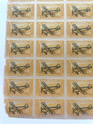 Philippines C49 Air Mail Overprint Block Of 50 Mnh 20 Centavos Og