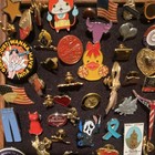 Mixed Lot Assorted Enamel Lapel Pins pinbacks Usa Flag Clubs Ik
