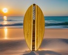 Tiki Toss Deluxe Edition Hook   Ring Game Surf Edition Easy Set Up New