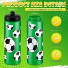 12 Pack Soccer Water Bottle 20 Oz Sports Green  White  Black 