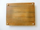 Vintage Wood Butcher Block Cutting Bread Board Chopping Footed Primitive Country
