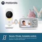 Motorola Vm482anxl Wireless Video Baby Monitor W camera   Mood Light  new 