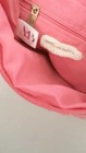 America   Beyond  Pink Floral Beaded Initial E Wristlet Clutch Nwt Approx 7x9 5 