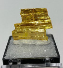 Rare Golden Orp-iment Crystal  Yakutiva Russia