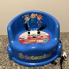 Cocomelon 15-inch Blue Kids Plastic Booster Seat W safety Harness Nwt