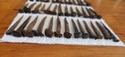50 Hand Wrought 18th Century Antique Nails  Reclaimed From Nh Houses  2-2 75 