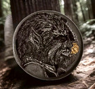 Hobo Nickel  Coins Hand Carved Original As Buffalo Wolfman Man By J m Tarantula