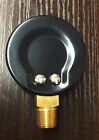 Air Compressor Pressure   Hydraulic Gauge 2  Face Side Mount 1 4  Npt 0-300 Psi
