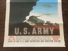 Original Wwii War Poster Right Is Might U s  Army Recruiting 1942 Stewart Graves
