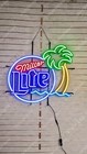 Vivid Led Miller Lite Beer Palm Tree Bar 24 x20  Neon Sign Lamp With Dimmer
