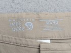 Mountain Hardwear Shorts Ap Active Men s 30w 8  Beige Hiking Wicking