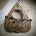 Haunted Active Spirit Ouija Board Planchette Curse Baphomet Found As Above Moth