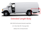 1992-2016 Econline Van Rear Quarter Lower Rear Section Extended Body-pair