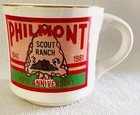 Vintage 1981 Bsa Boy Scouts Of America Philmont Ranch Coffee Mug   Jacket Patch