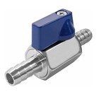 3 8    Hose Id Barb Ball Valve Stainless Steel Shut Off  For Water Gas Fuel C648