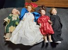Vintage Sleepy Eyed 8  Hard Plastic Doll Boy Girl Lot Of 5