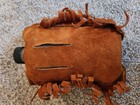 Phoenix Suede Fringe Canteen Flask Pouch Souvenir Western Cowboy Arizona Az