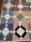 Vintage 1940s Friendship Handmade Quilt