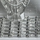 Antique Cut Crystal And Sterling Silver Inkwell Rare