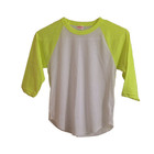 2 lot Original American Apparel Unisex Kids youth-sz 8  Baseball T-shirt Usa