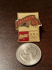 Vintage Coca-cola Coke Olympics Team Usa Baseball Lapel Hat Pin